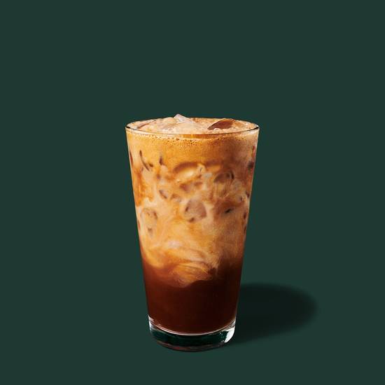 Order Iced Chocolate Almondmilk Shaken Espresso food online from Starbucks store, Escondido on bringmethat.com