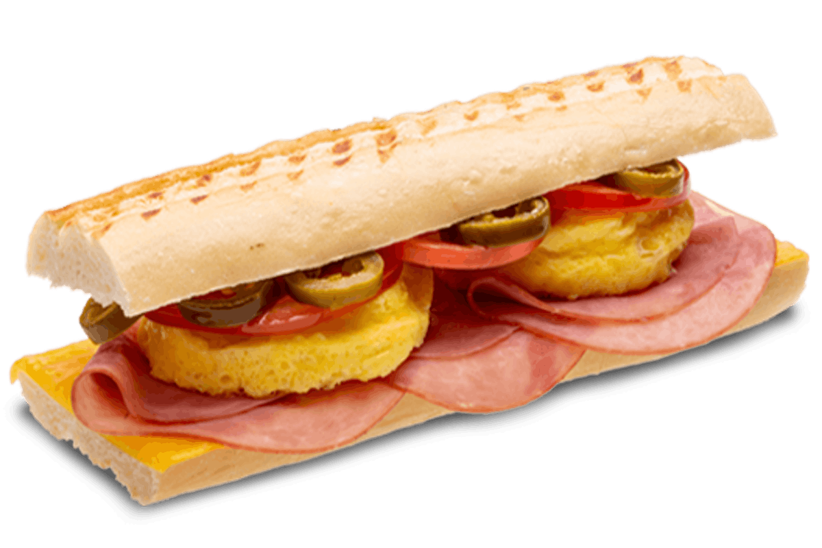 Order Smoked Ham, Egg and Cheese food online from Port of Subs store, Henderson on bringmethat.com