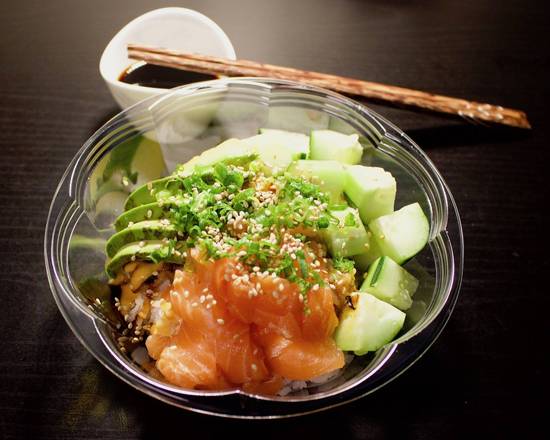 Order Salmon Poke Bowl food online from Sea Lion Sushi store, Danvers on bringmethat.com