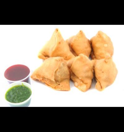 Order Samosa Chaat food online from Mughal Oasis Restaurant store, Springfield on bringmethat.com
