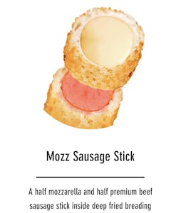 Order Mozzarella Sausage Hotdog food online from Ssong Hotdog store, Ridgefield on bringmethat.com
