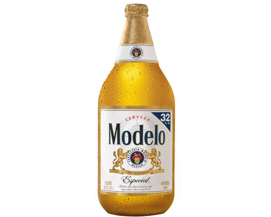 Order Modelo Especial, 32oz bottle food online from Moby Liquor store, Los Angeles on bringmethat.com