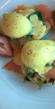 Order Nova Lox Benedict food online from Janik's Cafe store, Chicago on bringmethat.com