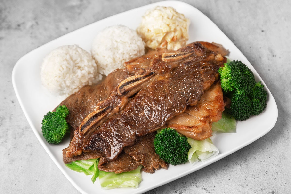 Order Hawaiian BBQ Mix food online from Ono Hawaiian BBQ store, Alhambra on bringmethat.com