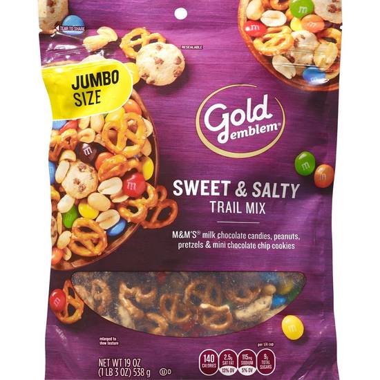 Order Gold Emblem Sweet & Salty Trail Mix, Jumbo Size, 19 OZ food online from CVS store, Tulsa on bringmethat.com