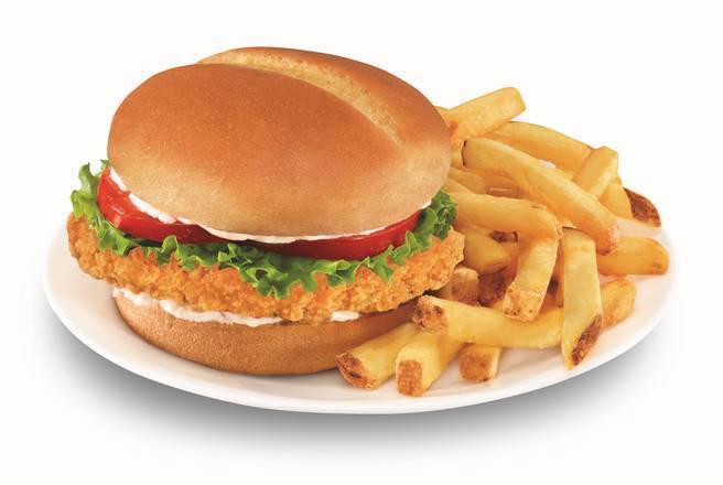 Order Chicken Fried Chicken Sandwich Combo food online from Grandys Country Cookin store, Garland on bringmethat.com