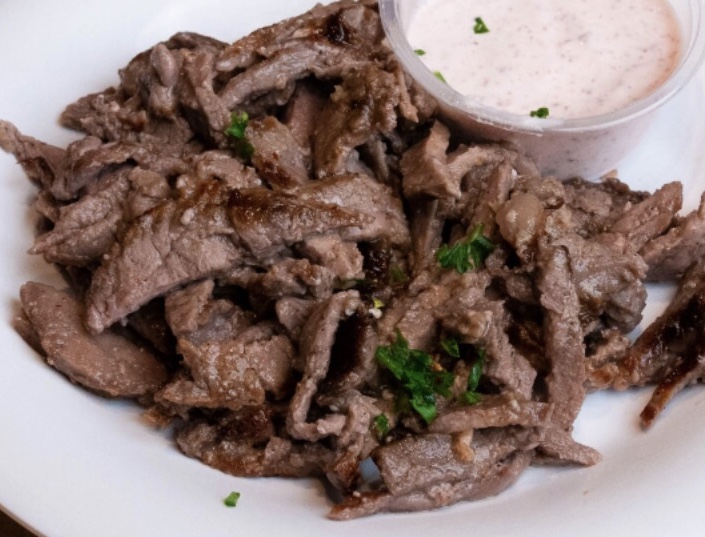 Order SHAWARMA MEAT ONLY food online from Mediterranean Aroma store, San Francisco on bringmethat.com