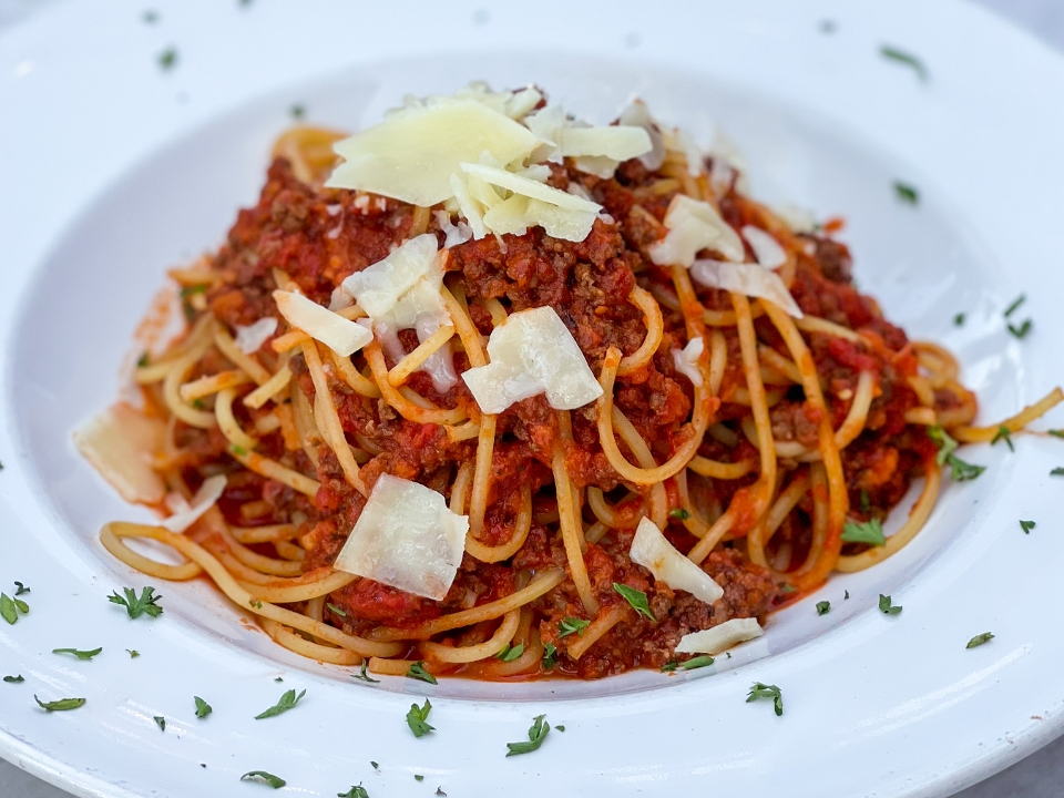 Order kids pasta with meat sauce food online from Bernini's Bistro store, La Jolla on bringmethat.com