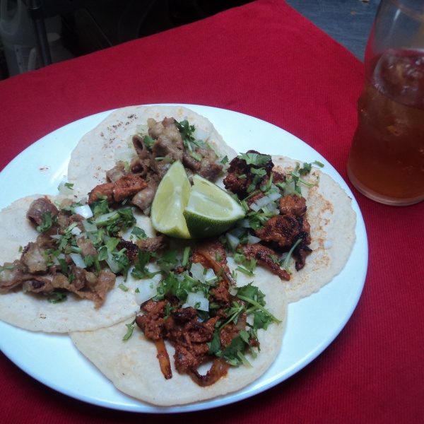 Order 3 Tacos with Cilantro and Onion food online from La Casa de Maria store, San Leandro on bringmethat.com