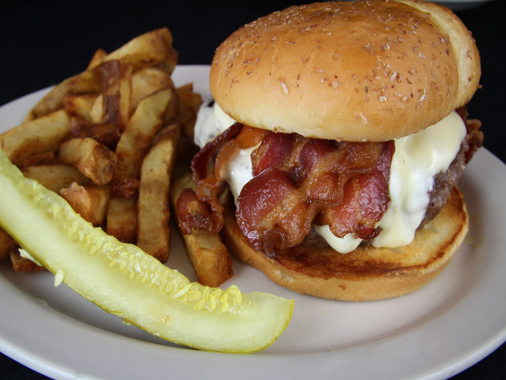 Order The Johnny Burger food online from The Thurman Cafe store, Columbus on bringmethat.com