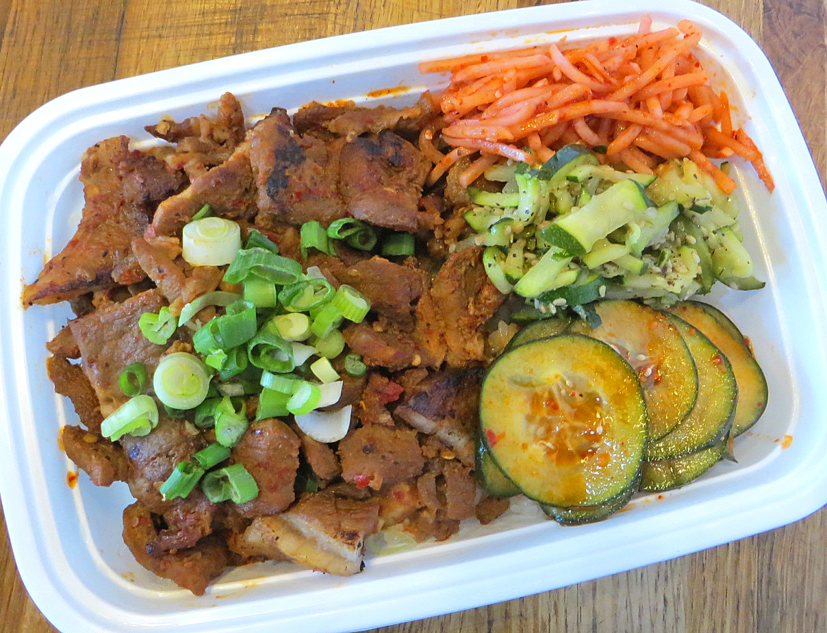Order Spicy Pork food online from Aztec Seoul store, Redwood City on bringmethat.com