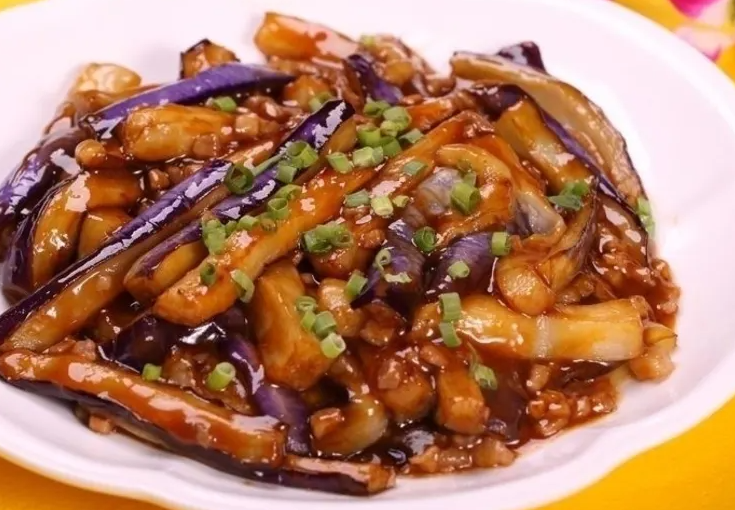 Order Eggplant w Spicy Garlic Sauce-鱼香茄子 food online from New China Station store, Chicago on bringmethat.com