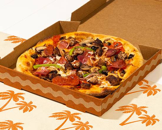Order Meat Lovers Pizza food online from Kenootz Pizza store, Midlothian on bringmethat.com