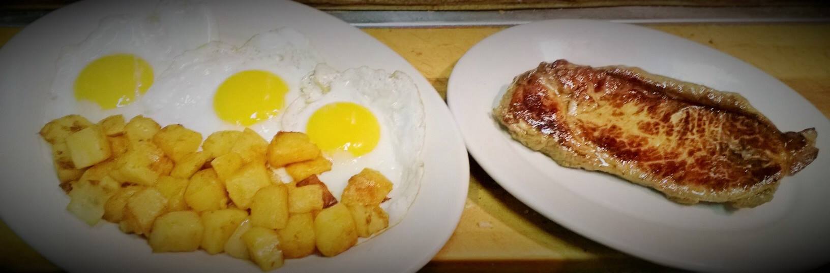 Order Steak and Eggs  food online from Sam Restaurant store, Quincy on bringmethat.com