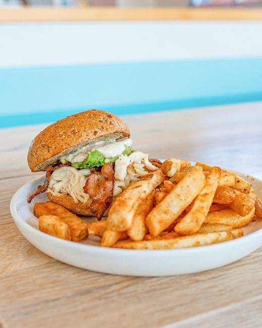 Order Sandwich - Chicken Club food online from Brekkie Shack store, Grandview Heights on bringmethat.com