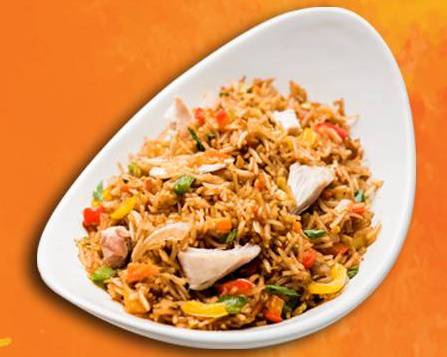 Order Schezwan  Hot Egg Fried Rice food online from Let Wok store, Solana Beach on bringmethat.com