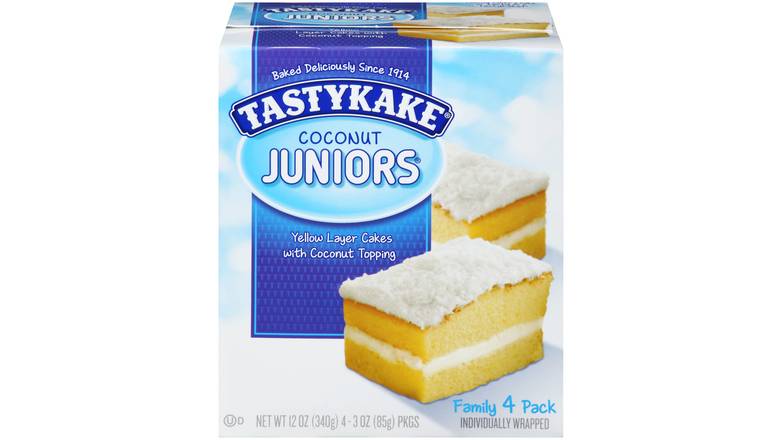 Order Tastykake® Coconut Juniors® 4-3 oz. Packages food online from Gud2Go store, Marlton on bringmethat.com