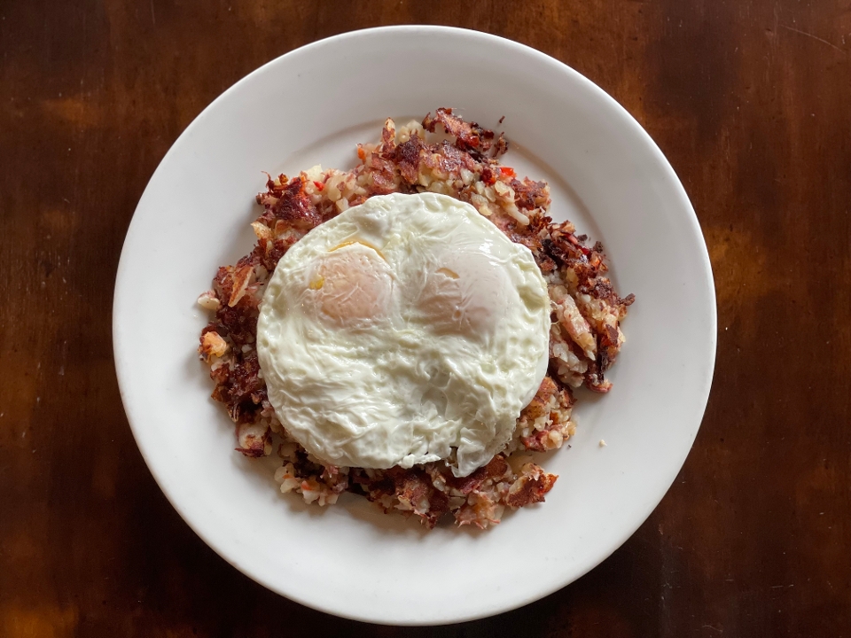 Order Corned Beef Hash food online from Marco Cafe & Espresso Bar store, Portland on bringmethat.com