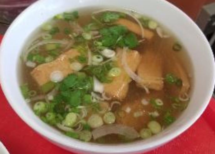 Order P6. Tofu Noodle Soup—Phở Tofu food online from V Cafe store, Austin on bringmethat.com