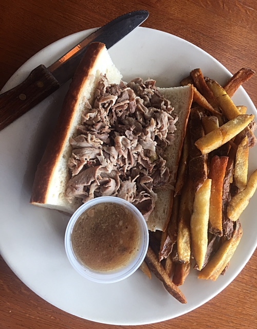Order Prime Rib French Dip food online from RealTime Sports Bar and Grill store, Elk Grove Village on bringmethat.com