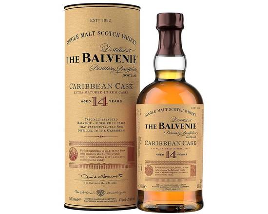 Order The balvenie 14yr 750ml  food online from House Of Wine store, New Rochelle on bringmethat.com