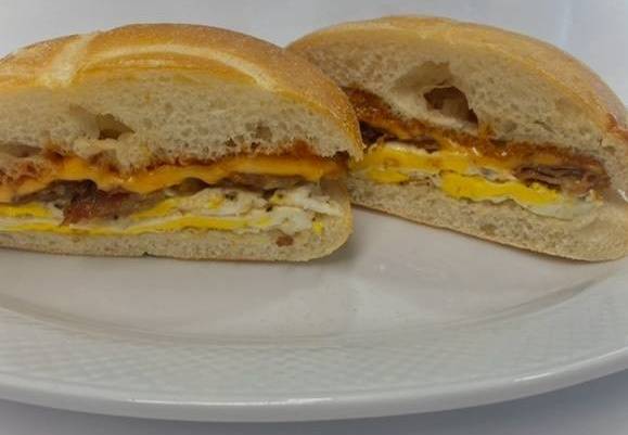 Order CREATE YOUR BREAKFAST SANDWICH  food online from Cafe Unicorn store, New Rochelle on bringmethat.com