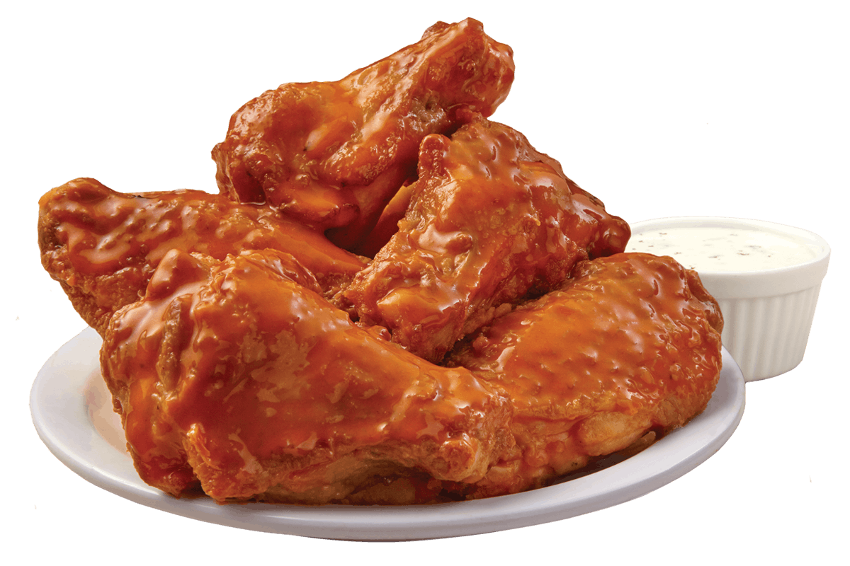 Order Crust Wings Our Traditional Bone-in - 5 Pieces food online from Pie Five Pizza store, Lubbock on bringmethat.com