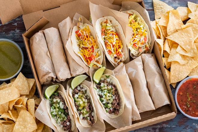Order Taco Box food online from Sharkys Woodfired Grill Mexican store, Newbury Park on bringmethat.com