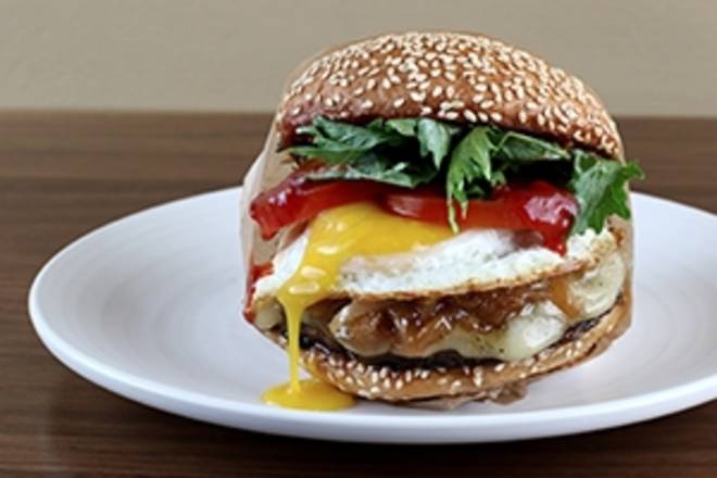Order Sunny Side Burger food online from Roam Artisan Burgers store, San Francisco on bringmethat.com