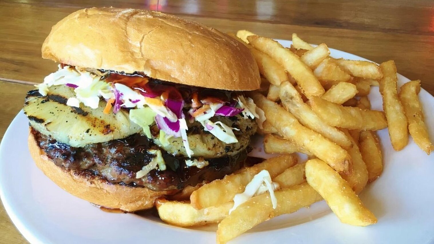 Order Aloha Burger food online from Cornucopia store, Springfield on bringmethat.com