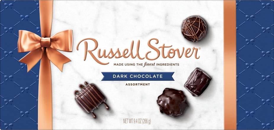 Order Russell Stover Assorted Dark Chocolate Gift Box, 9.4 oz food online from CVS store, CLINTON on bringmethat.com