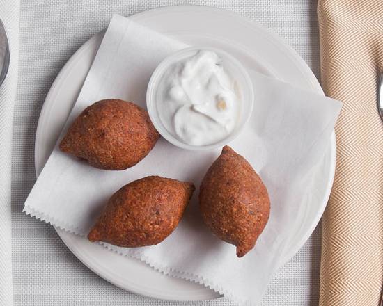 Order Fried Kibbeh food online from Aroma Mediterranean Cuisine store, King of Prussia on bringmethat.com