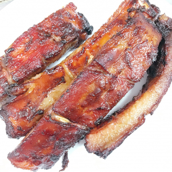 Order 25. BBQ Spare Ribs food online from Tasty Carryout store, Hyattsville on bringmethat.com
