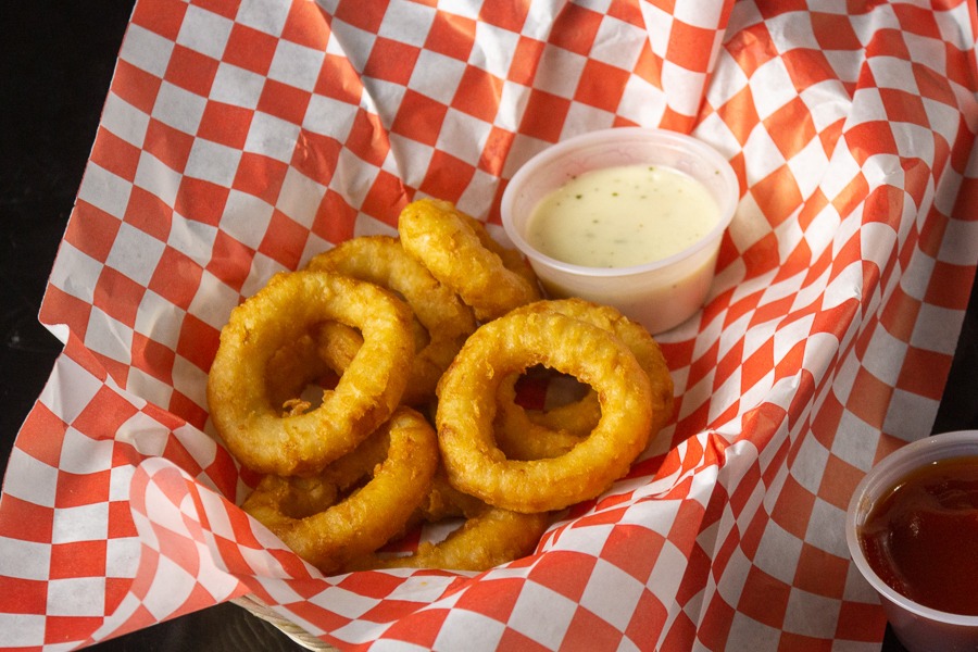 Order Onion Rings food online from California Fries And Wings store, San Diego on bringmethat.com