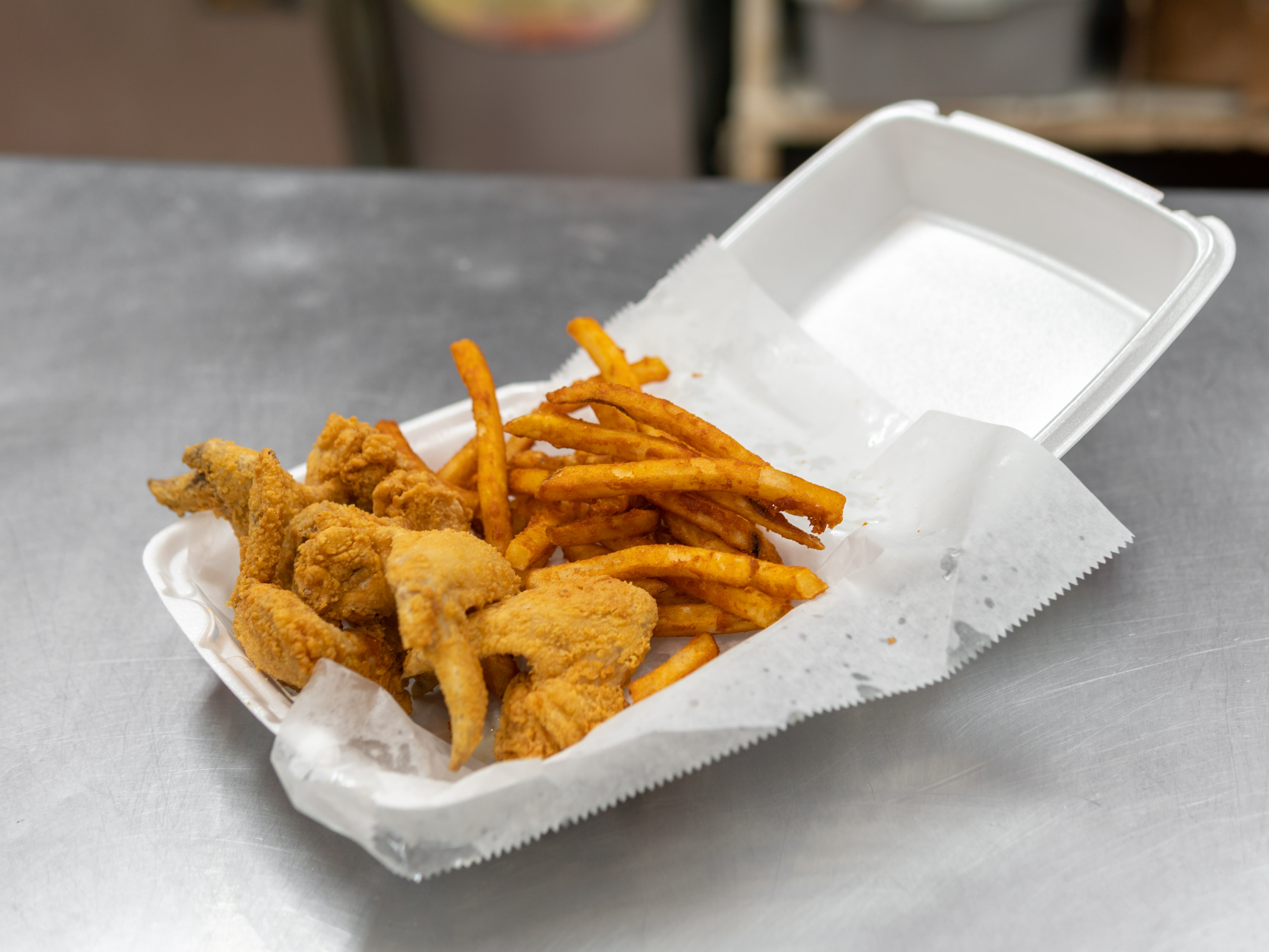 Order 15 Wings & 6 Piece Fish Special food online from J&J Fish And Chicken store, University Park on bringmethat.com