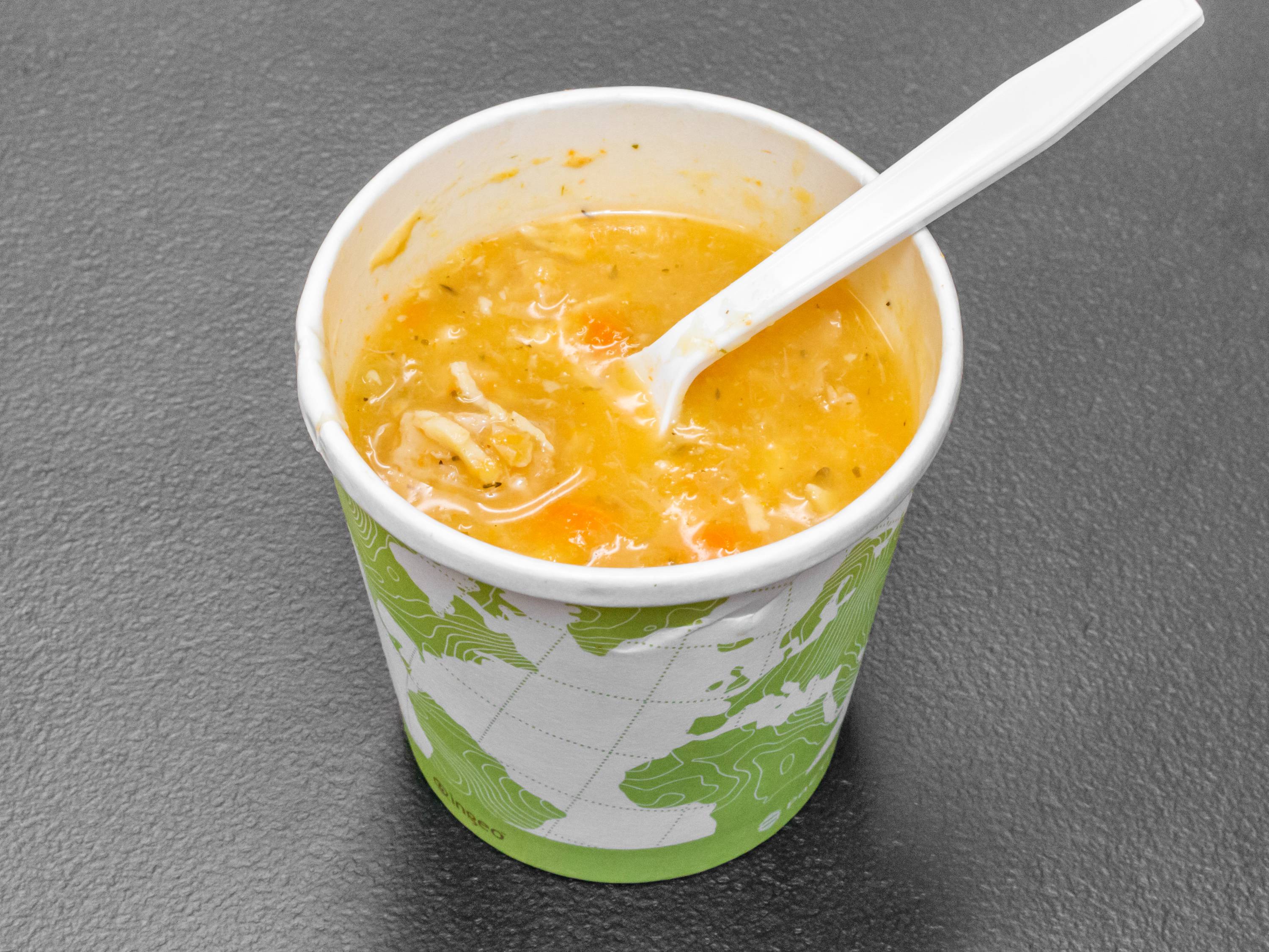 Order 16 oz. Chicken Noodle Soup food online from Golf Lottomart store, Schaumburg on bringmethat.com