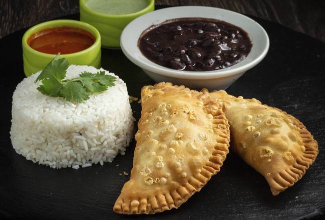Order 2 Count Empanadas Combo  food online from Dcuban Cafe store, Norcross on bringmethat.com