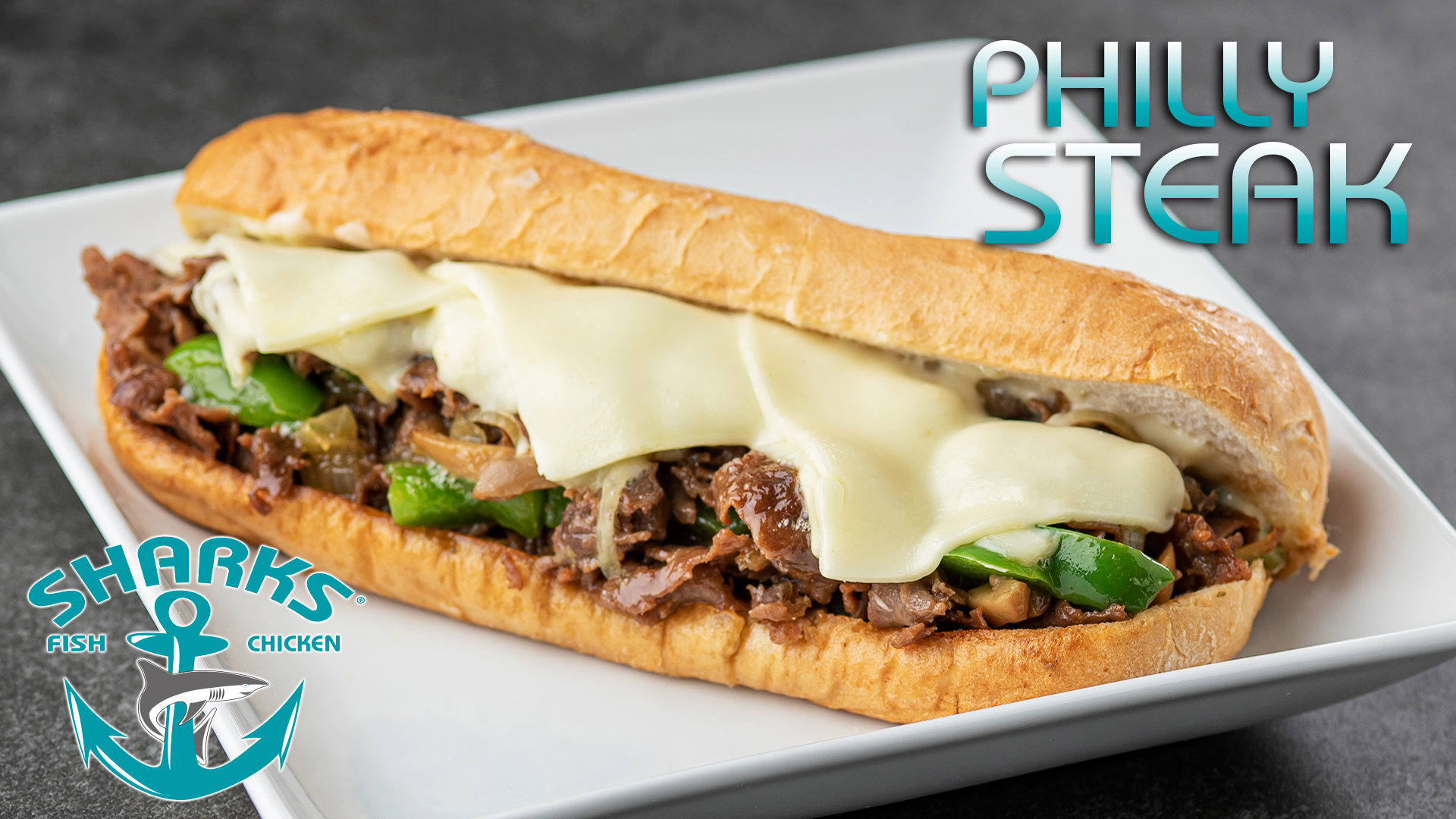 Order 5. Philly Steak Sandwich food online from Sharks Fish & Chicken store, Chicago on bringmethat.com