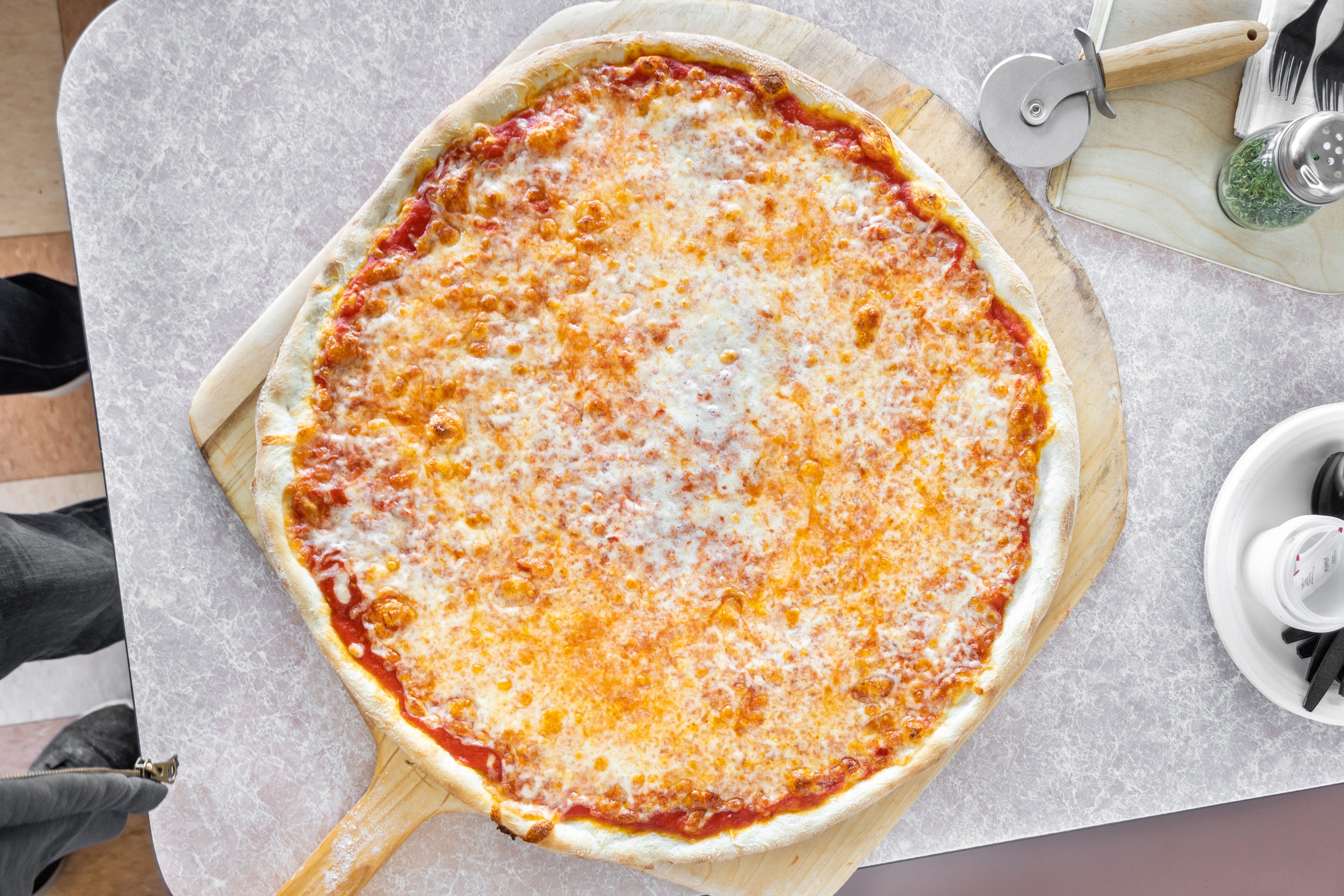 Order Gluten Free Cheese Pizza - Small 12'' food online from All Star Pizza store, Bensalem on bringmethat.com