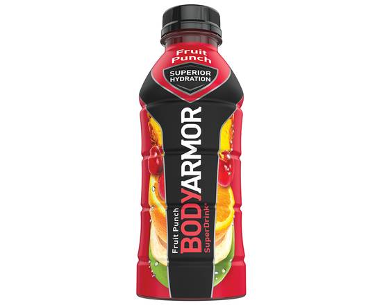 Order Body Armor Fruit Punch 28oz Bottle food online from Johnny Rockets store, Aliso Viejo on bringmethat.com