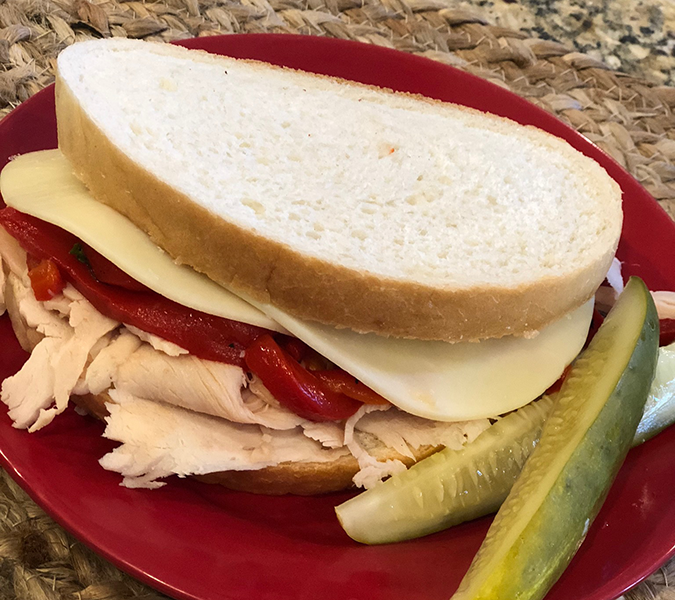 Order Turkey Breast & Provolone food online from Garden Cafe store, Youngstown on bringmethat.com