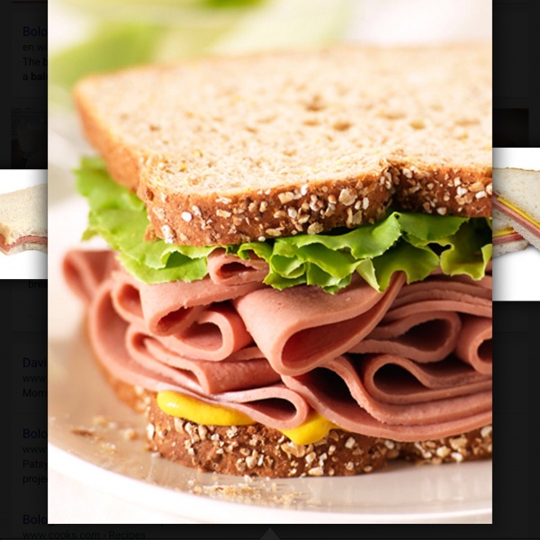 Order Bologna Sandwich food online from Lucca Deli store, San Francisco on bringmethat.com