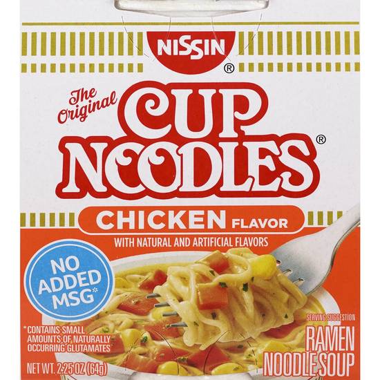 Order Nissin Cup Noodles Ramen Noodle Soup, Chicken Flavor food online from CVS store, LIMA on bringmethat.com
