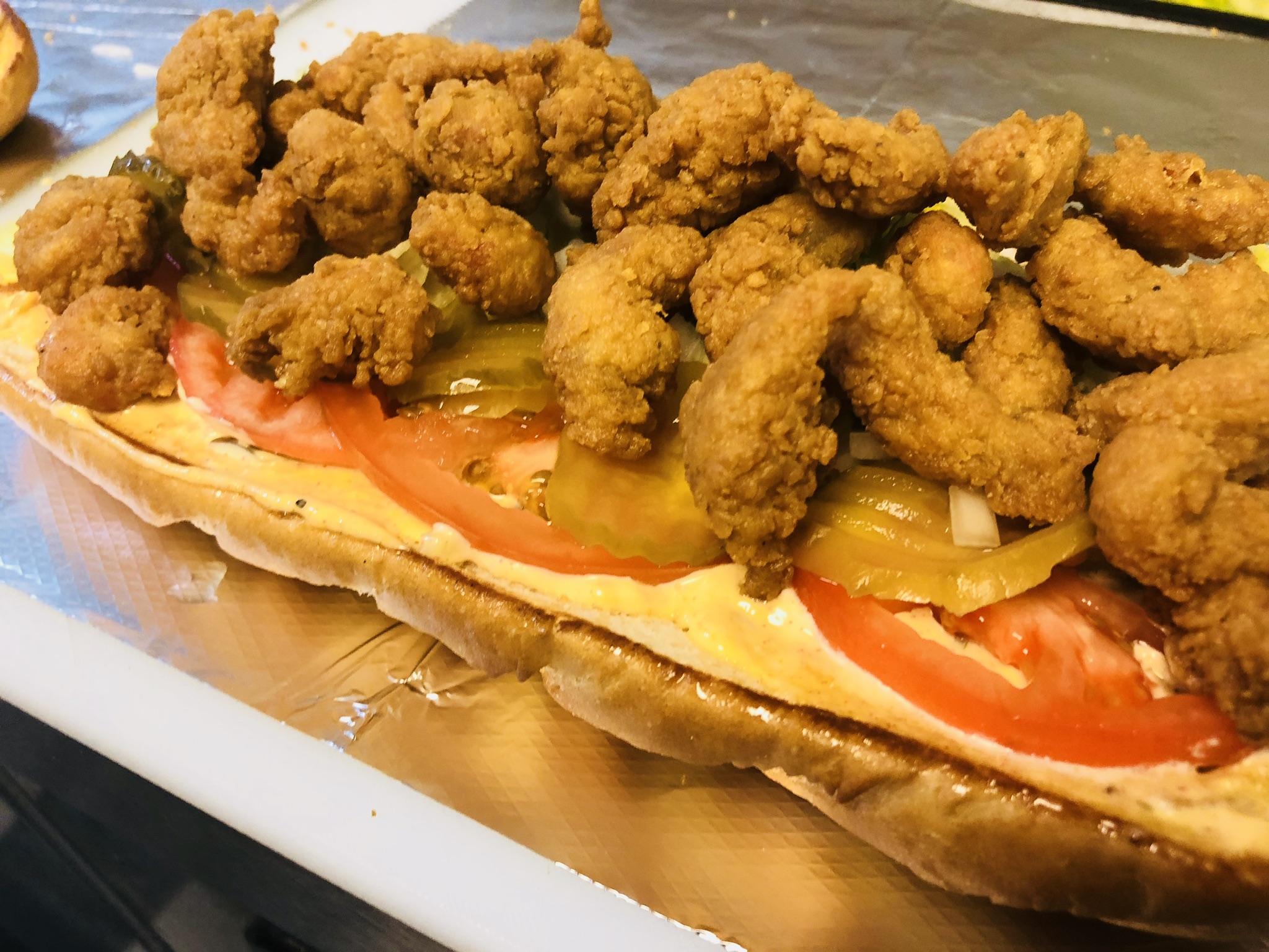 Order Crawfish Po'boy food online from Sam Southern Eatery store, Springfield on bringmethat.com