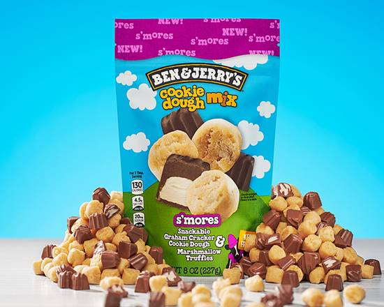 Order S'mores Mix Cookie Dough Chunks food online from Ben & Jerry's store, Highland Village on bringmethat.com