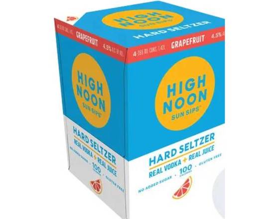 Order  High Noon, Grapefruit Vodka & Soda · 12 oz × 24 (Units of 4) food online from House Of Wine store, New Rochelle on bringmethat.com