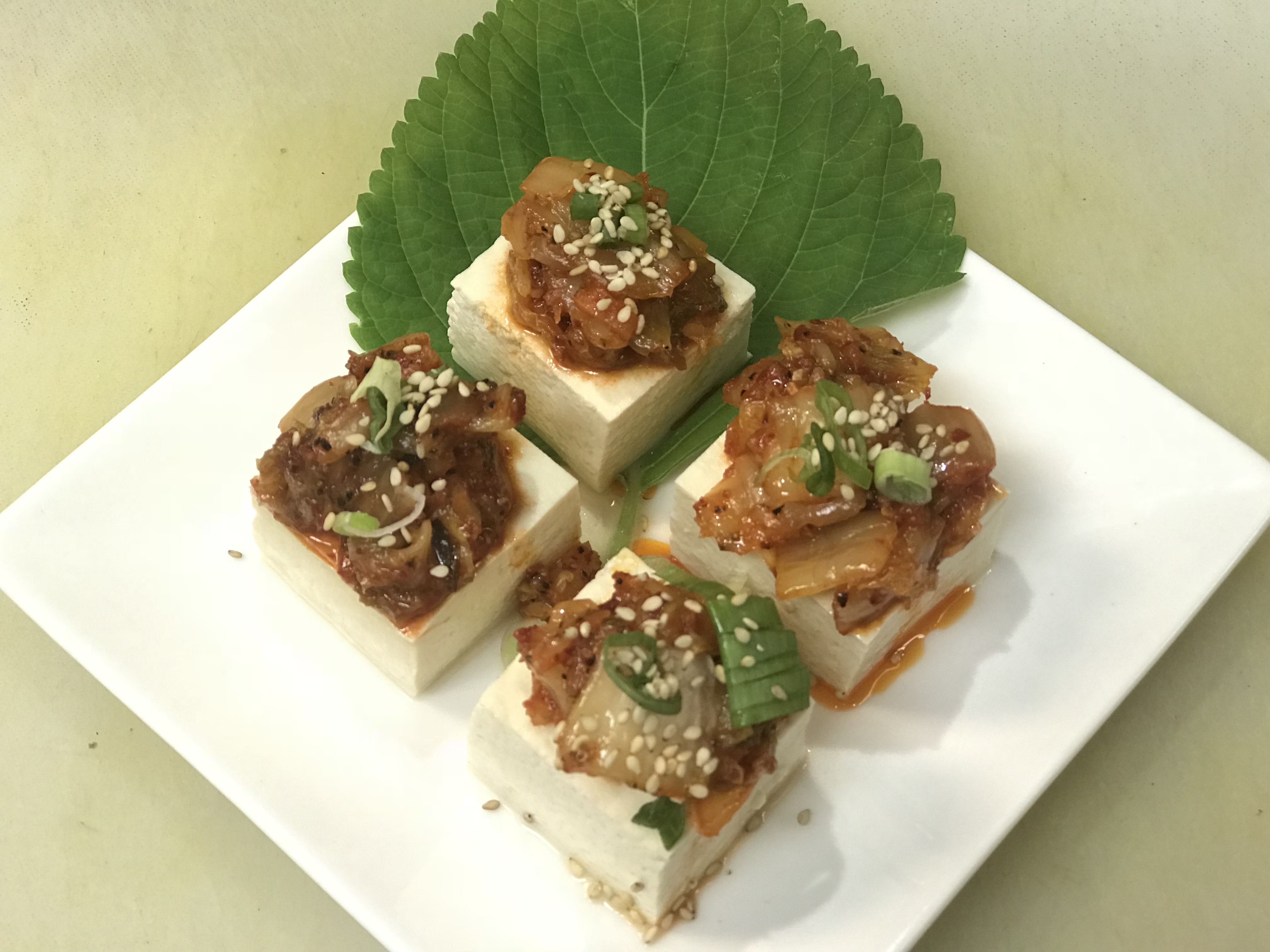 Order Fried Tofu Kimchi (8pc) food online from Bop Joa store, Sachse on bringmethat.com