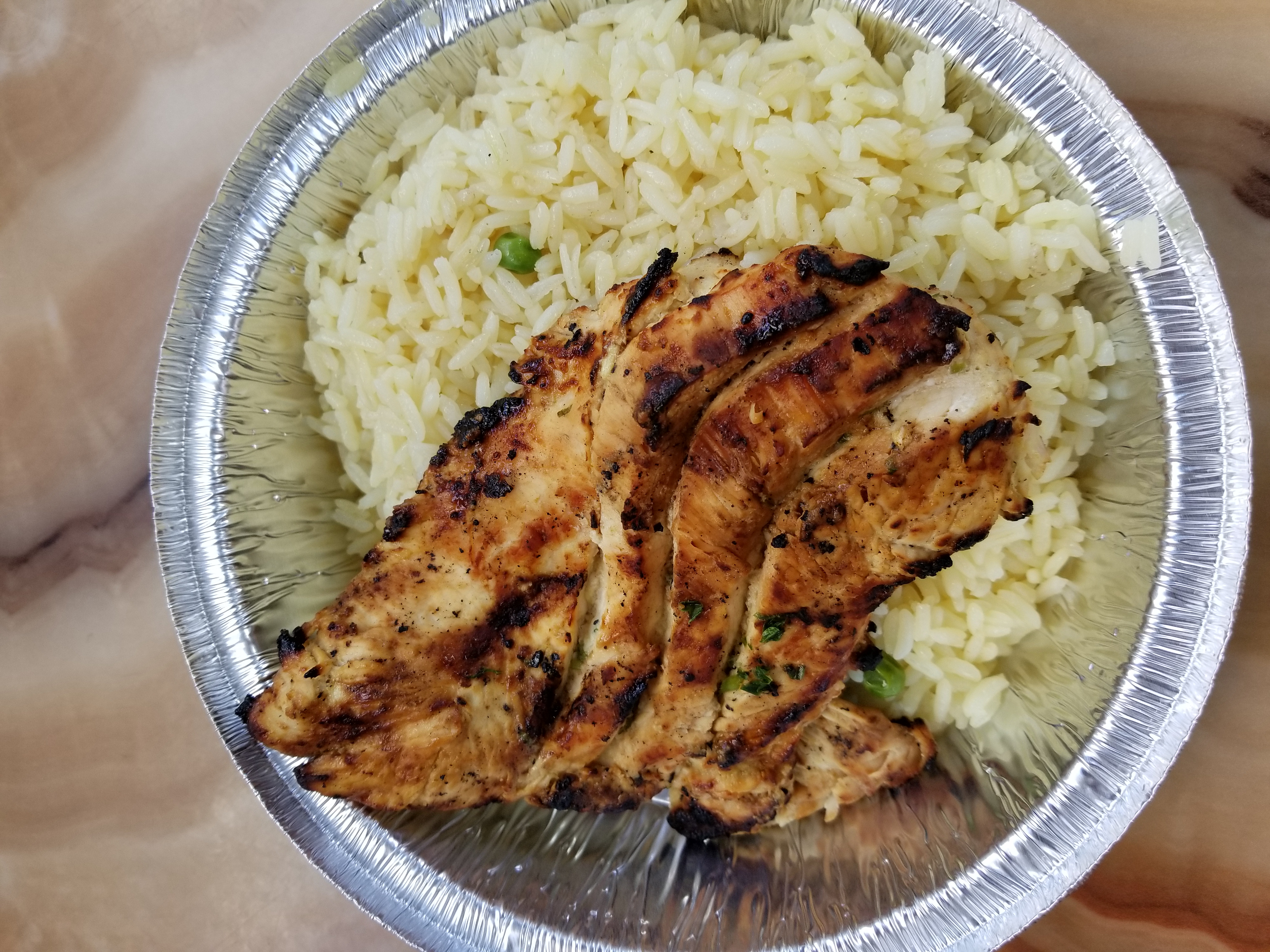 Order  Grilled Chicken Platter  food online from American Gourmet Foods Deli store, New York on bringmethat.com