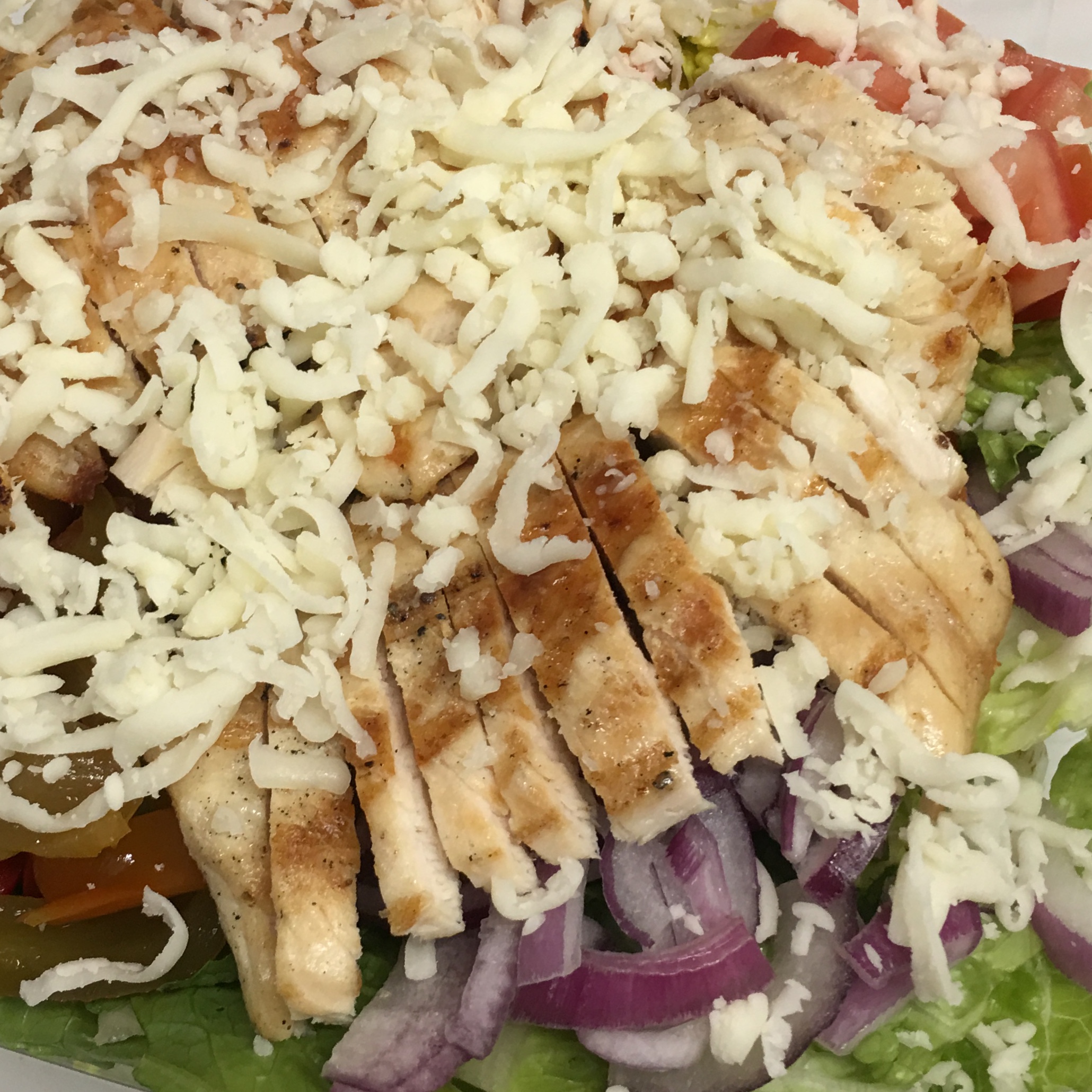 Order Grilled Chicken Salad food online from Roma Pizza store, Bear on bringmethat.com