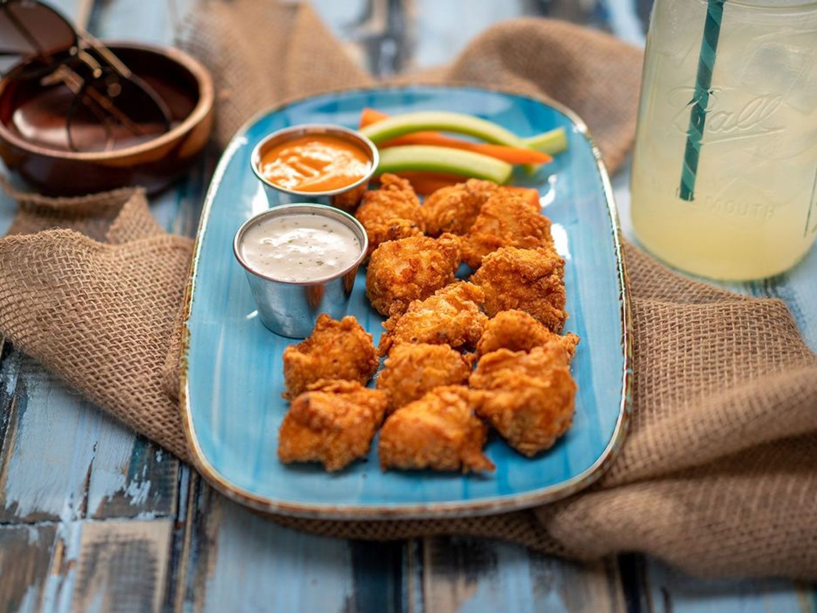 Order 12 Pcs All Natural Boneless Wings food online from Cheebo store, Culver City on bringmethat.com